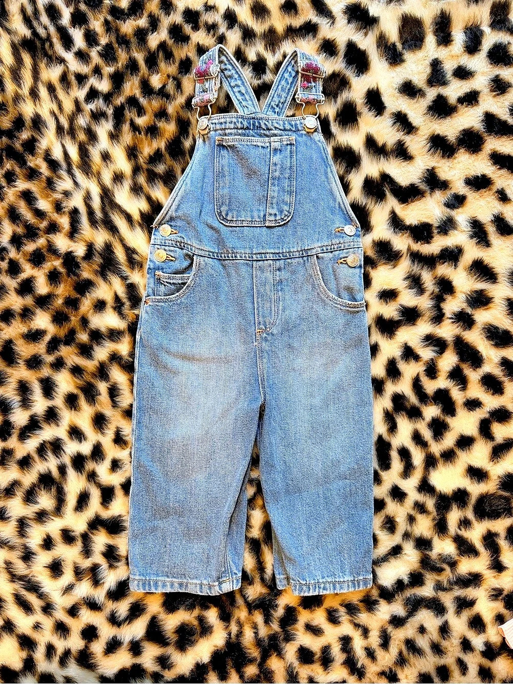 ZARA Toddler Denim Overalls Size 1 1/2 Years